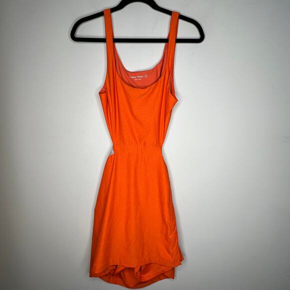 Outdoor Voices Orange Court Cutout Tennis Mini Dress Size XL - Picture 2 of 6